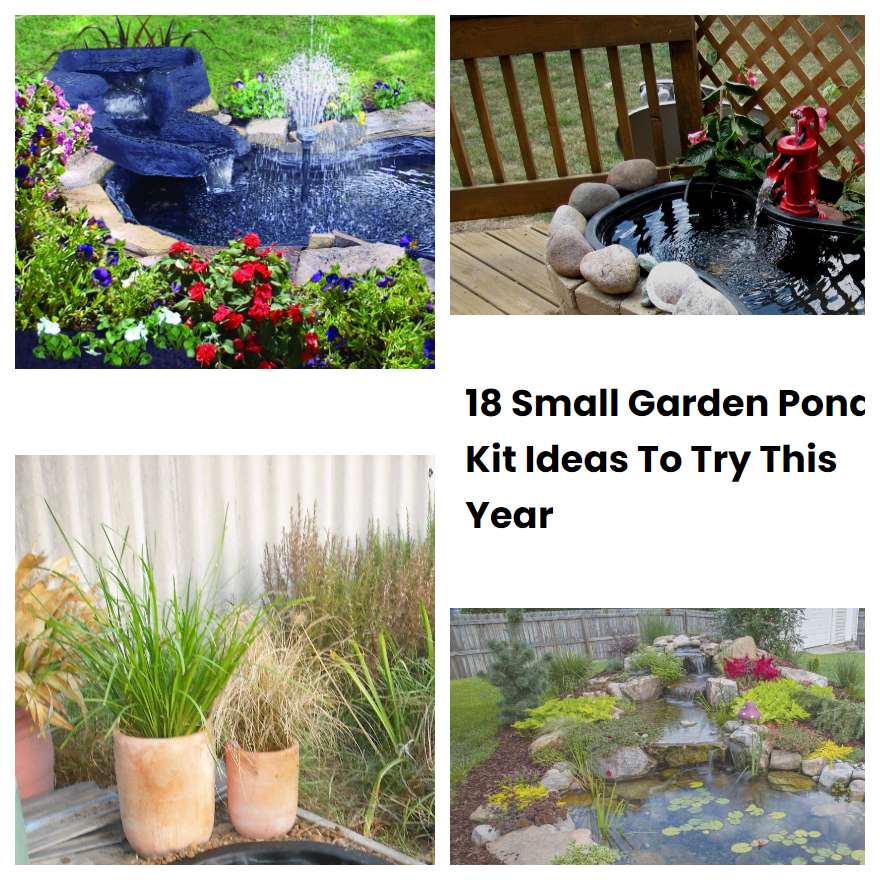 18 Small Garden Pond Kit Ideas To Try This Year SharonSable