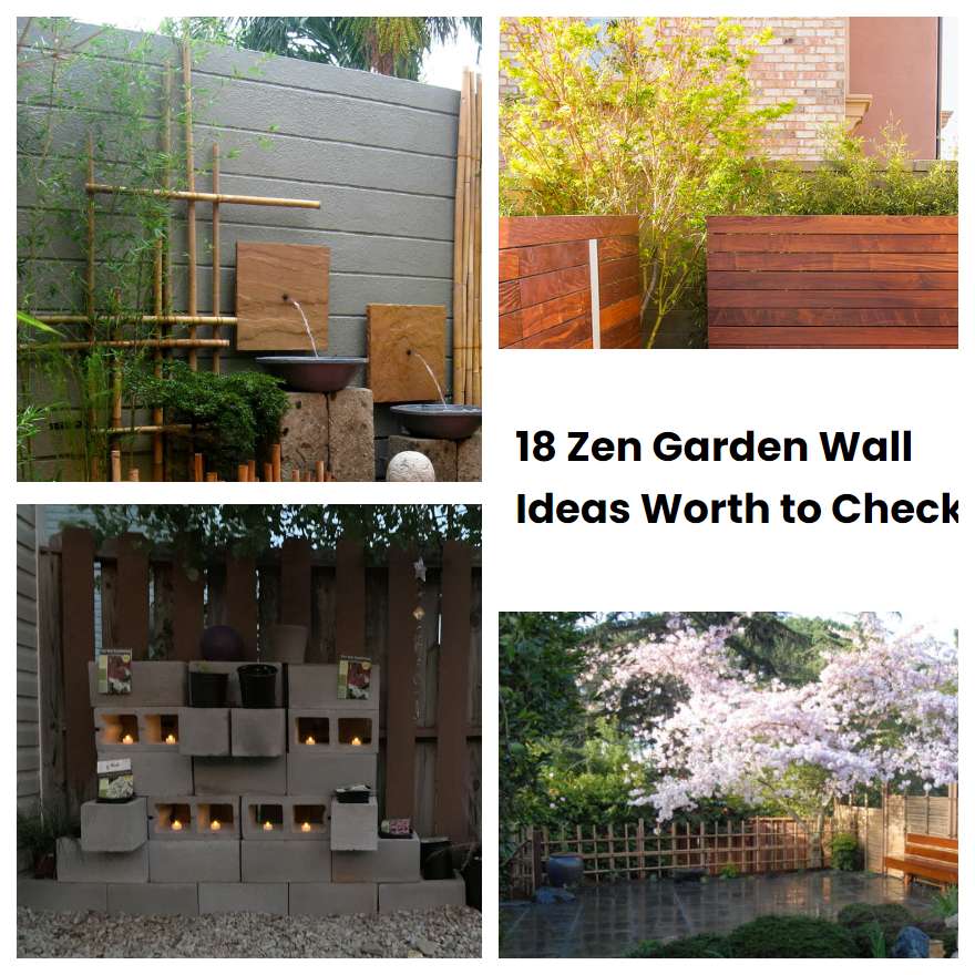 18 Zen Garden Wall Ideas Worth to Check