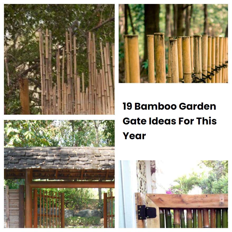 19 Bamboo Garden Gate Ideas For This Year SharonSable