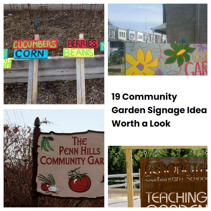 19 Community Garden Signage Ideas Worth a Look
