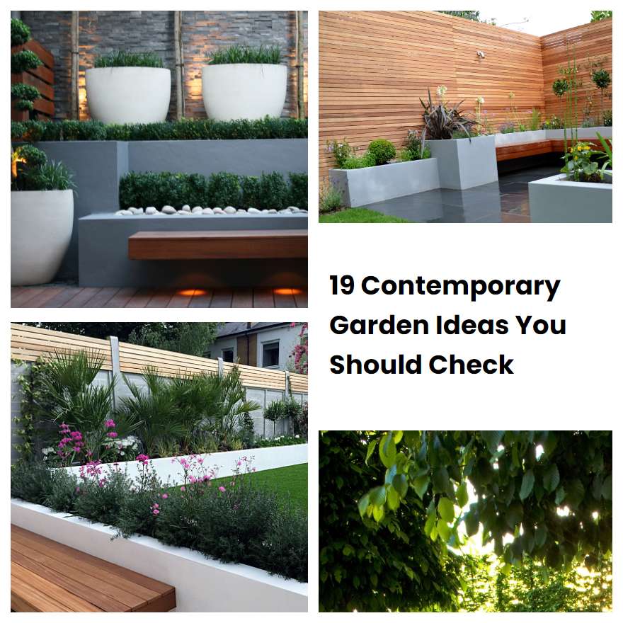 19 Contemporary Garden Ideas You Should Check SharonSable