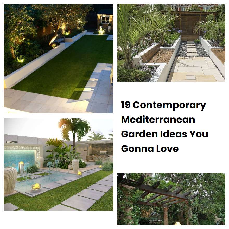 19 Contemporary Mediterranean Garden Ideas You Gonna Love