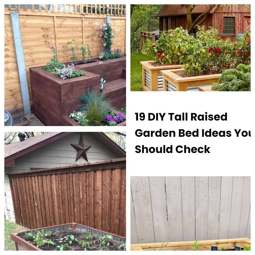 19 DIY Tall Raised Garden Bed Ideas You Should Check | SharonSable