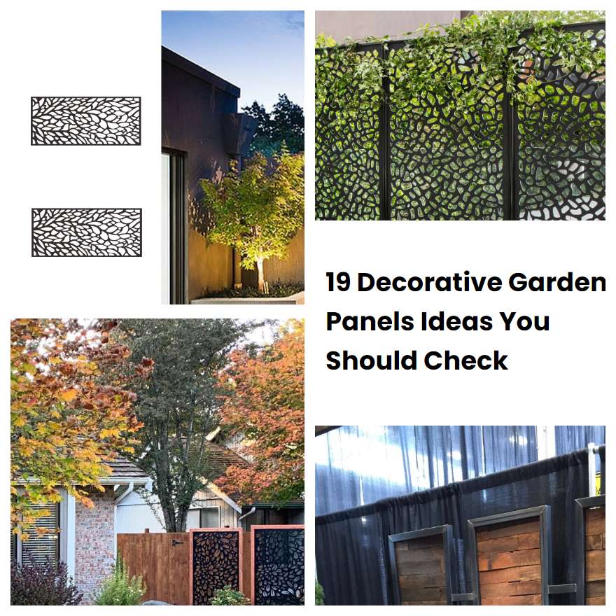 19 Decorative Garden Panels Ideas You Should Check