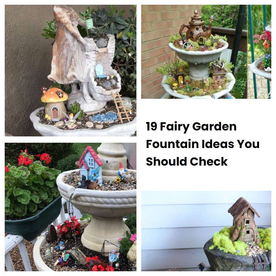 19 Fairy Garden Fountain Ideas You Should Check
