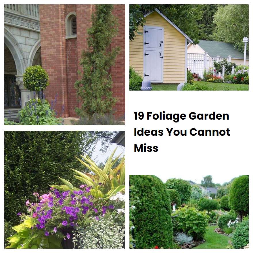19 Foliage Garden Ideas You Cannot Miss SharonSable