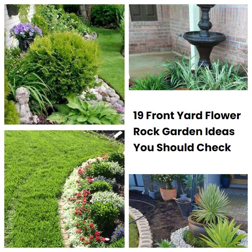 19 Front Yard Flower Rock Garden Ideas You Should Check SharonSable