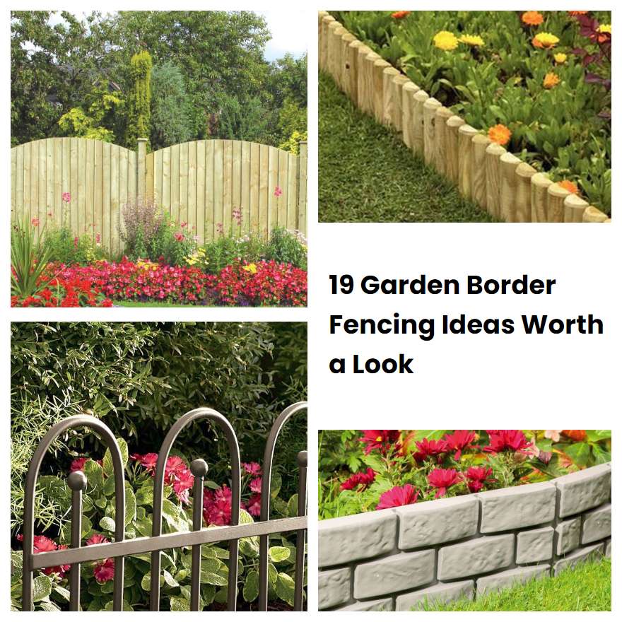 19 Garden Border Fencing Ideas Worth a Look SharonSable