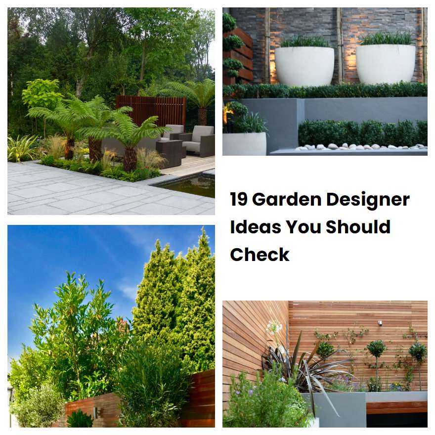 19 Garden Designer Ideas You Should Check