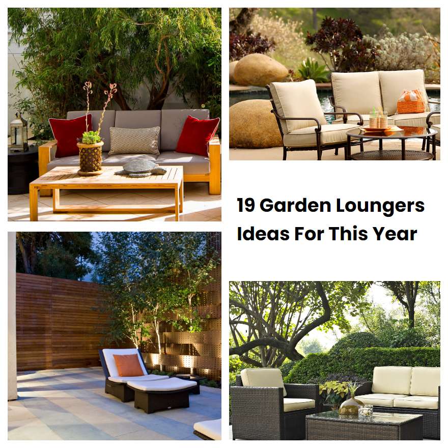 19 Garden Loungers Ideas For This Year