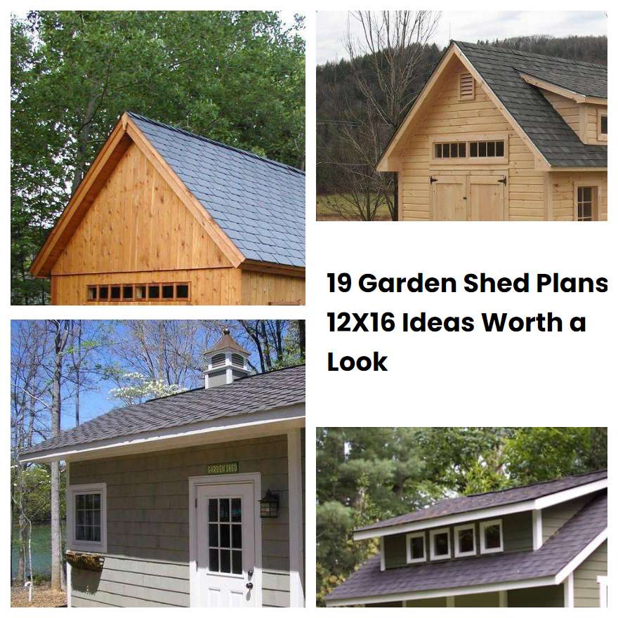 19 Garden Shed Plans 12X16 Ideas Worth a Look