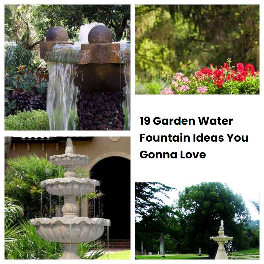 19 Garden Water Fountain Ideas You Gonna Love