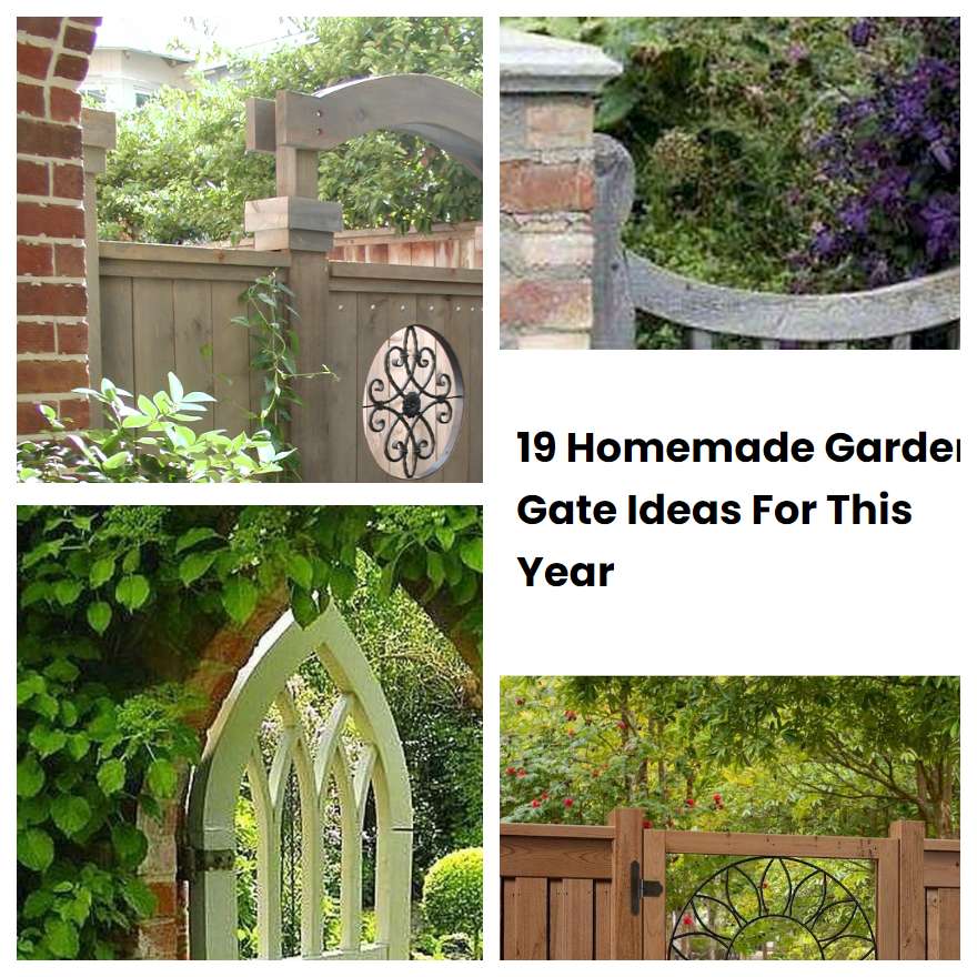 19 Homemade Garden Gate Ideas For This Year SharonSable