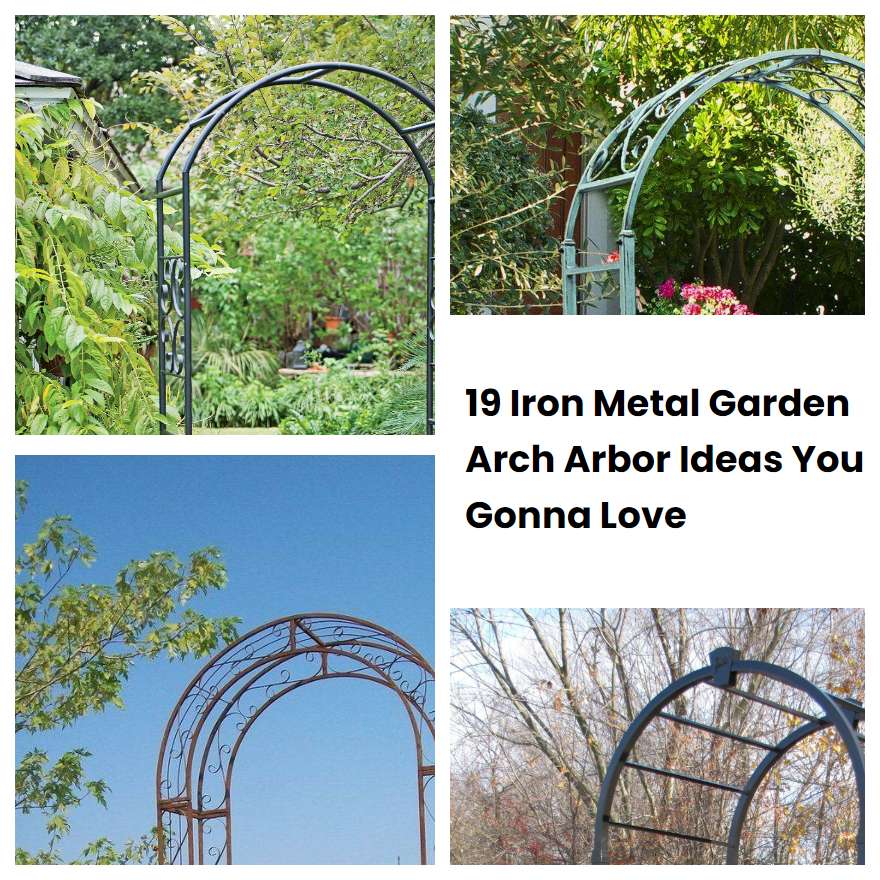 19 Iron Metal Garden Arch Arbor Ideas You Gonna Love