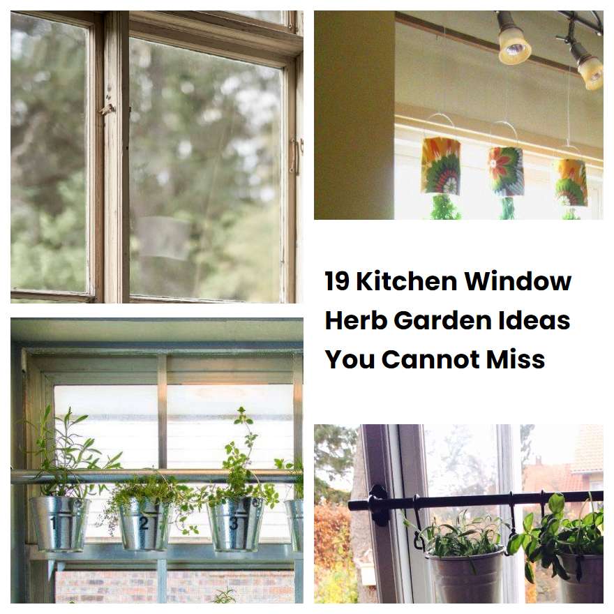 19 Kitchen Window Herb Garden Ideas You Cannot Miss | SharonSable