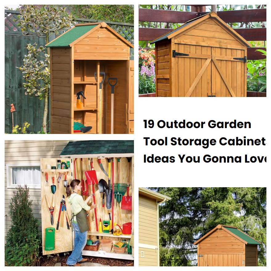 19 Outdoor Garden Tool Storage Ideas You Gonna Love SharonSable