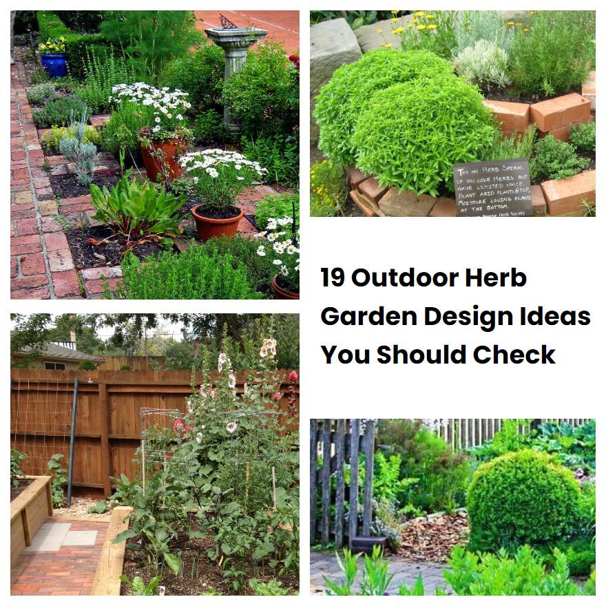 19 Outdoor Herb Garden Design Ideas You Should Check