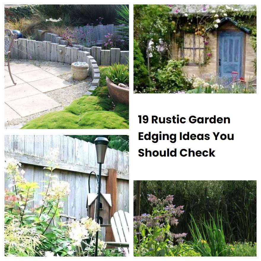 19 Rustic Garden Edging Ideas You Should Check SharonSable