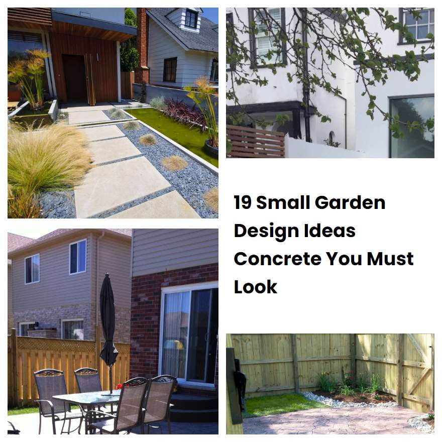 19 Small Garden Design Ideas Concrete You Must Look