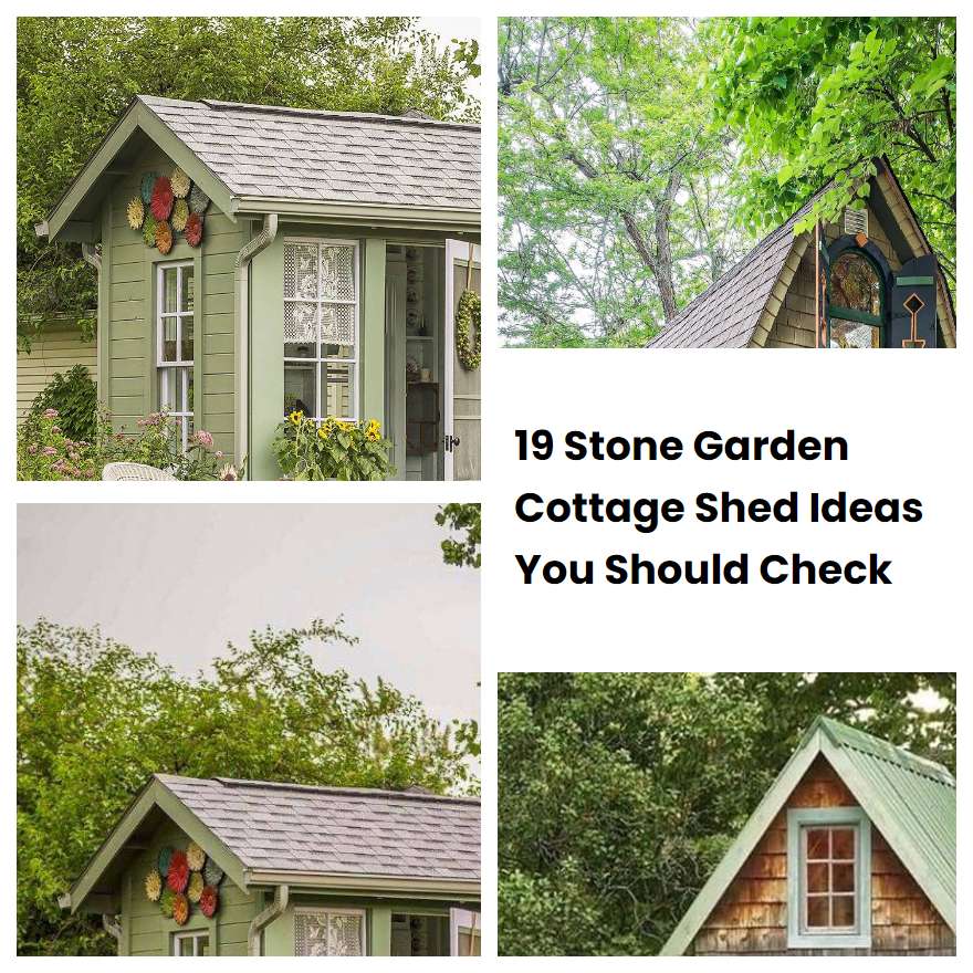 19 Stone Garden Cottage Shed Ideas You Should Check