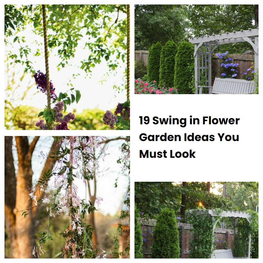 19 Swing in Flower Garden Ideas You Must Look