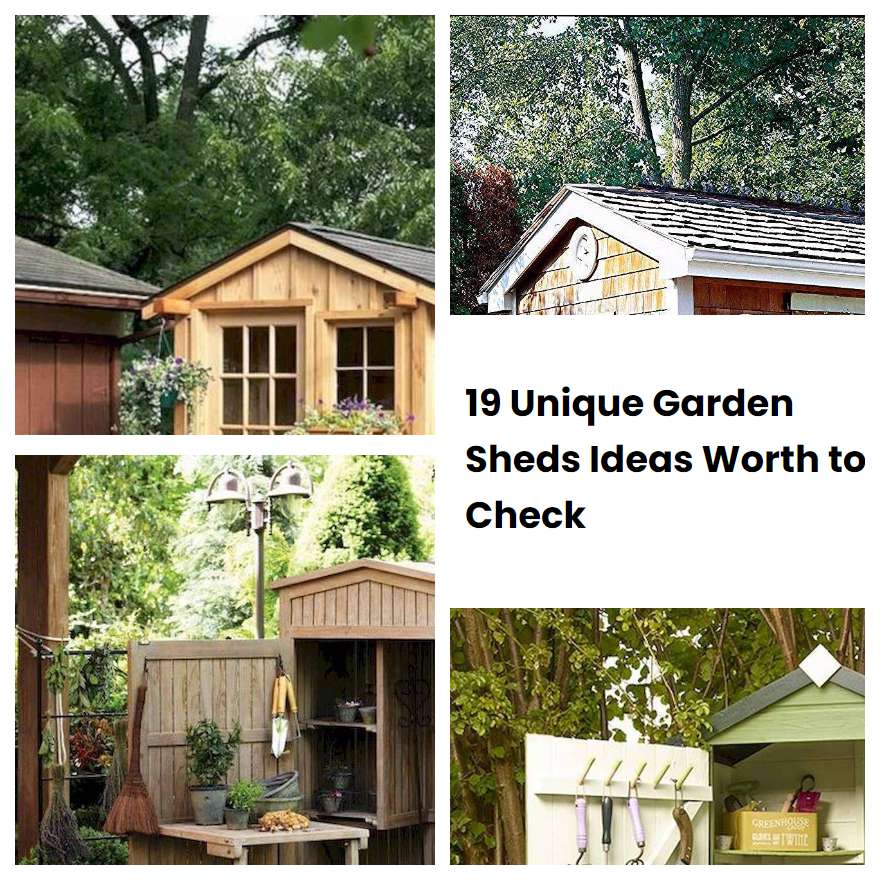 19 Unique Garden Sheds Ideas Worth to Check