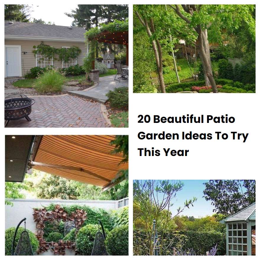 20 Beautiful Patio Garden Ideas To Try This Year SharonSable