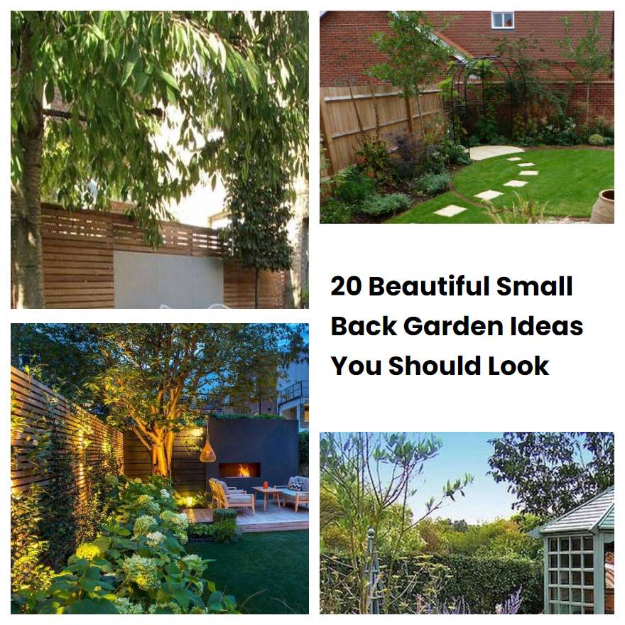 20 Beautiful Small Back Garden Ideas You Should Look