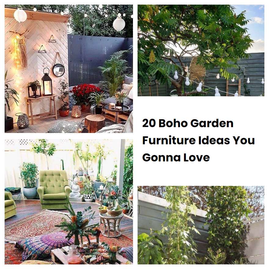 20 Boho Garden Furniture Ideas You Gonna Love