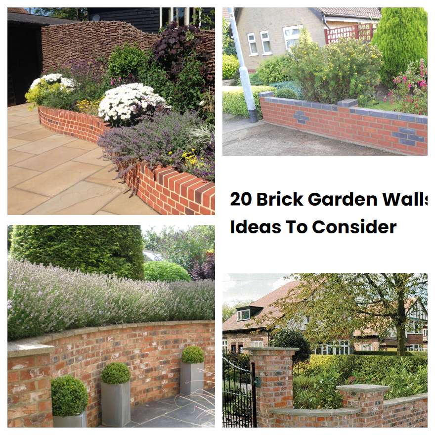 20 Brick Garden Walls Ideas To Consider SharonSable