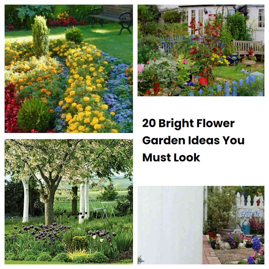 20 Bright Flower Garden Ideas You Must Look