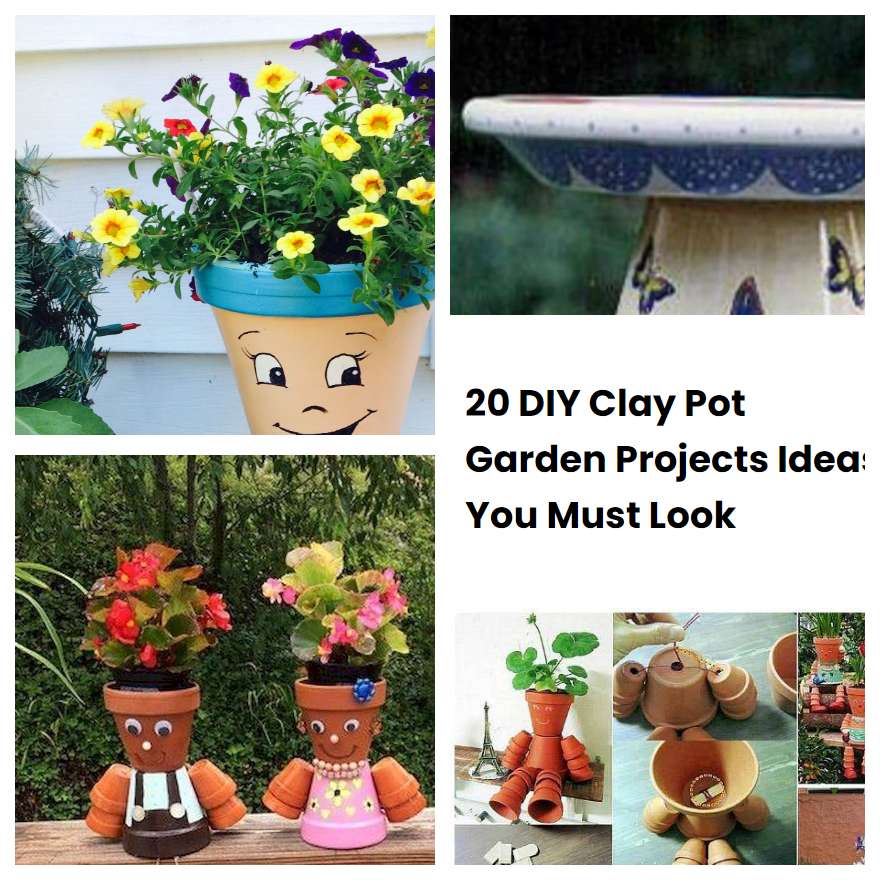 20 DIY Clay Pot Garden Projects Ideas You Must Look