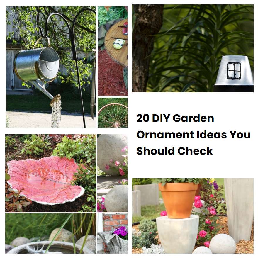 20 DIY Garden Ornament Ideas You Should Check SharonSable