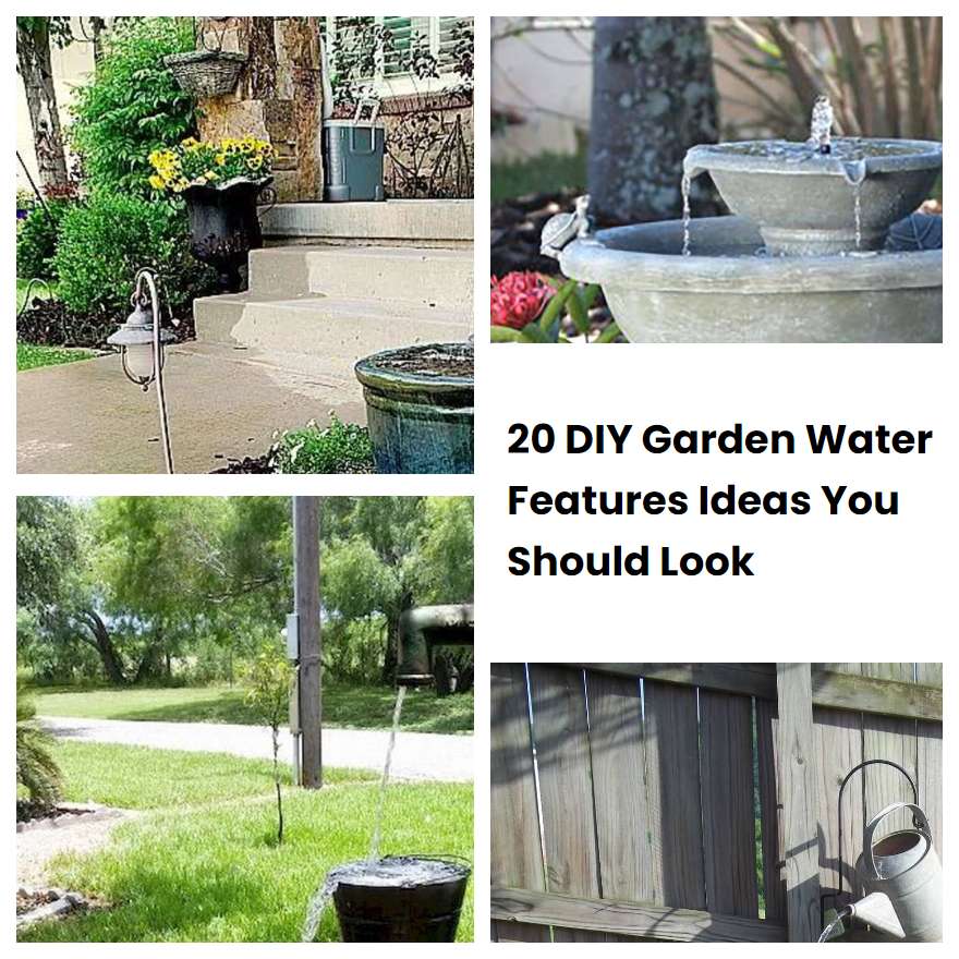 20 DIY Garden Water Features Ideas You Should Look