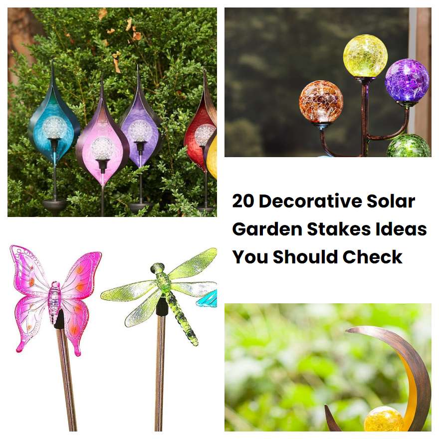 20 Decorative Solar Garden Stakes Ideas You Should Check SharonSable