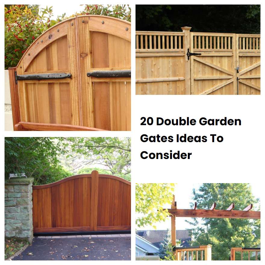 20 Double Garden Gates Ideas To Consider SharonSable