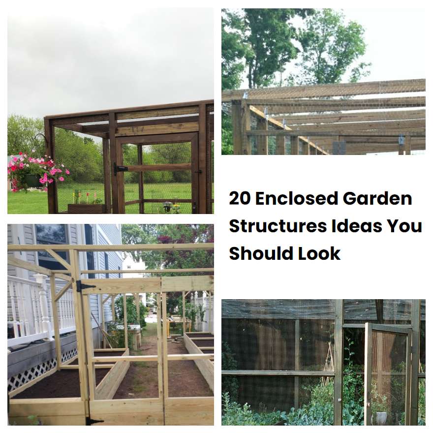 20 Enclosed Garden Structures Ideas You Should Look