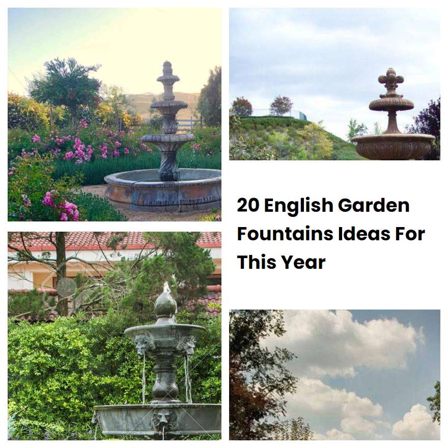 20 English Garden Fountains Ideas For This Year | SharonSable