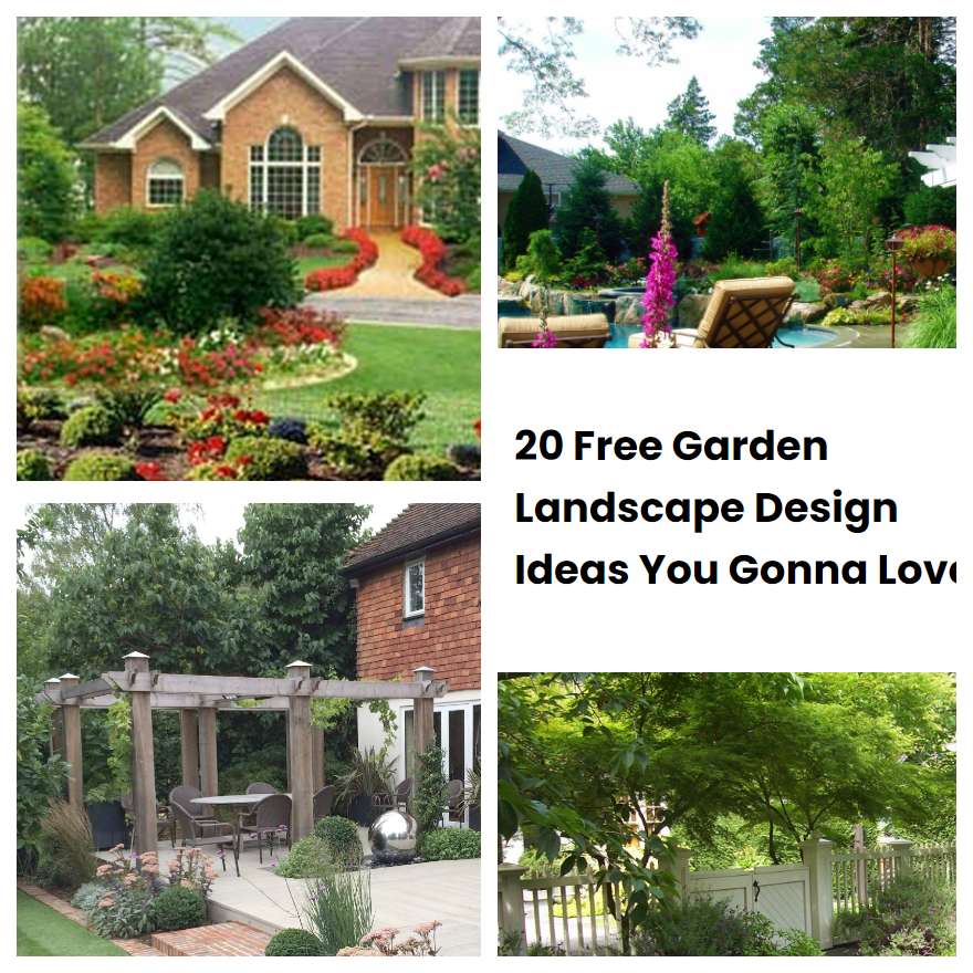 20 Free Garden Landscape Design Ideas You Gonna Love