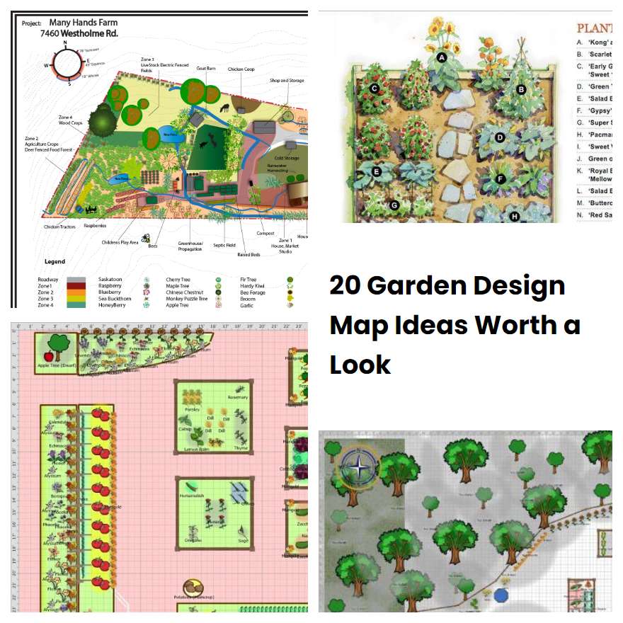 20 Garden Design Map Ideas Worth a Look