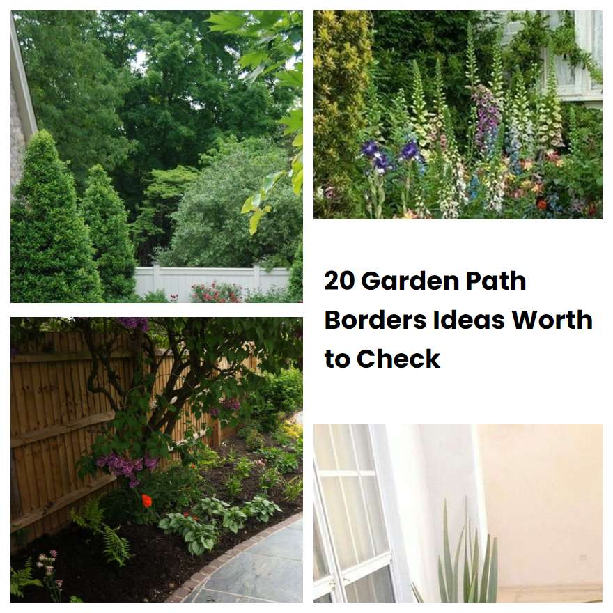 20 Garden Path Borders Ideas Worth to Check | SharonSable