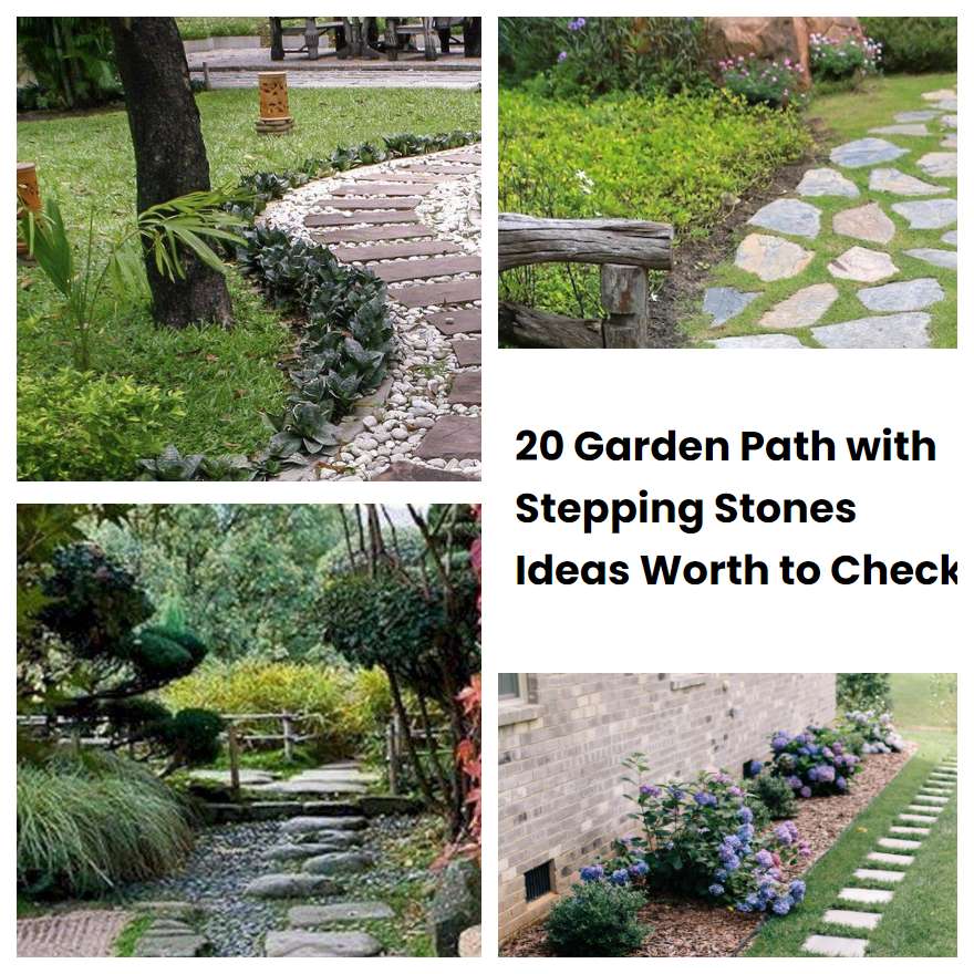 20 Garden Path with Stepping Stones Ideas Worth to Check SharonSable