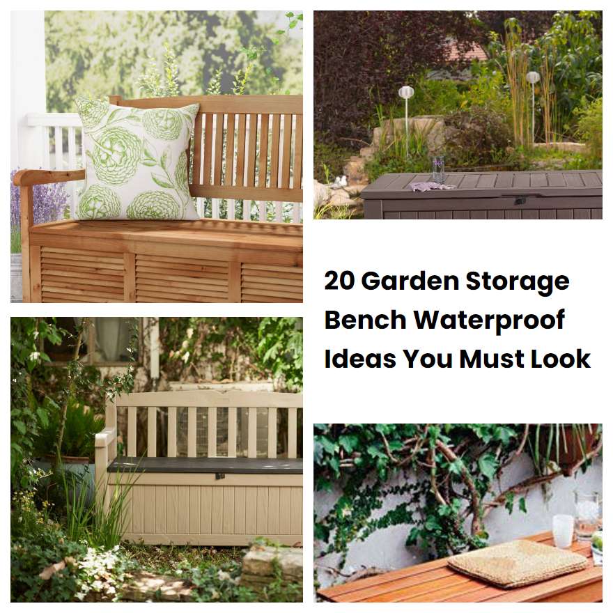 20 Garden Storage Bench Waterproof Ideas You Must Look SharonSable