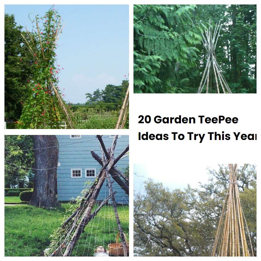 20 Garden TeePee Ideas To Try This Year