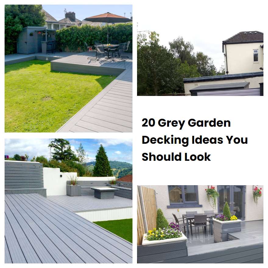 20 Grey Garden Decking Ideas You Should Look