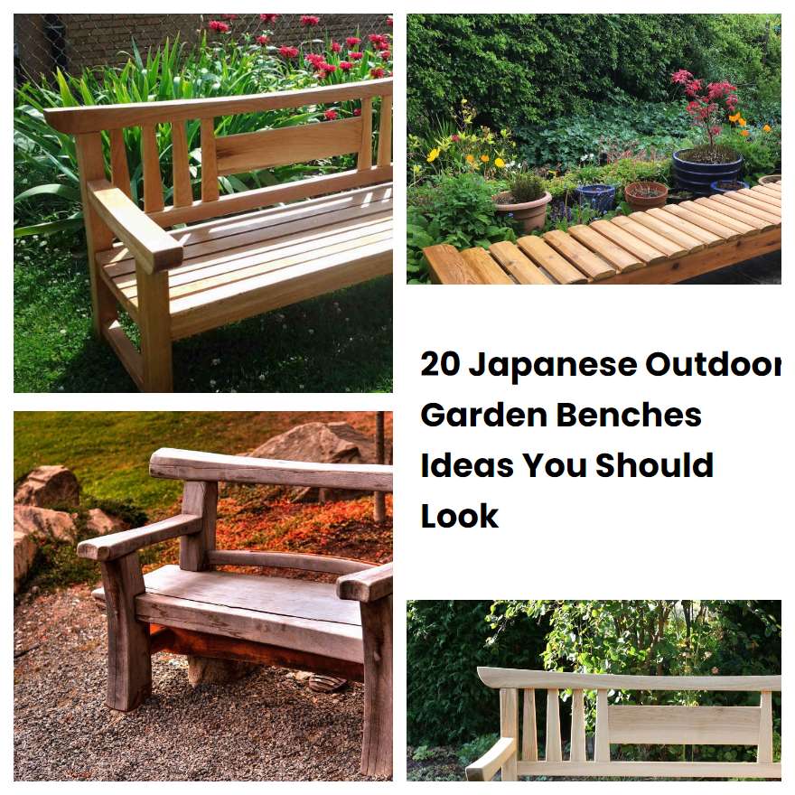 20 Japanese Outdoor Garden Benches Ideas You Should Look