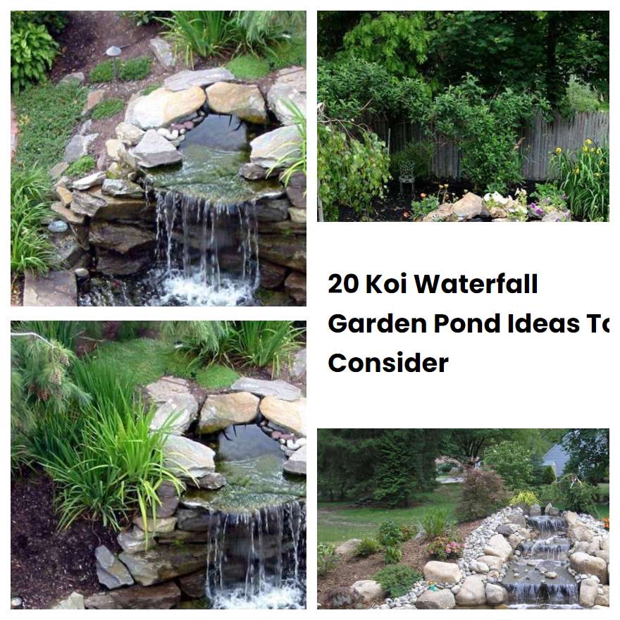 20 Koi Waterfall Garden Pond Ideas To Consider