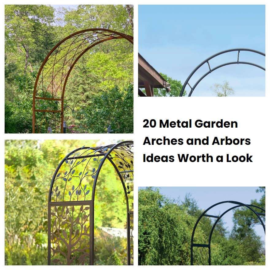 20 Metal Garden Arches and Arbors Ideas Worth a Look