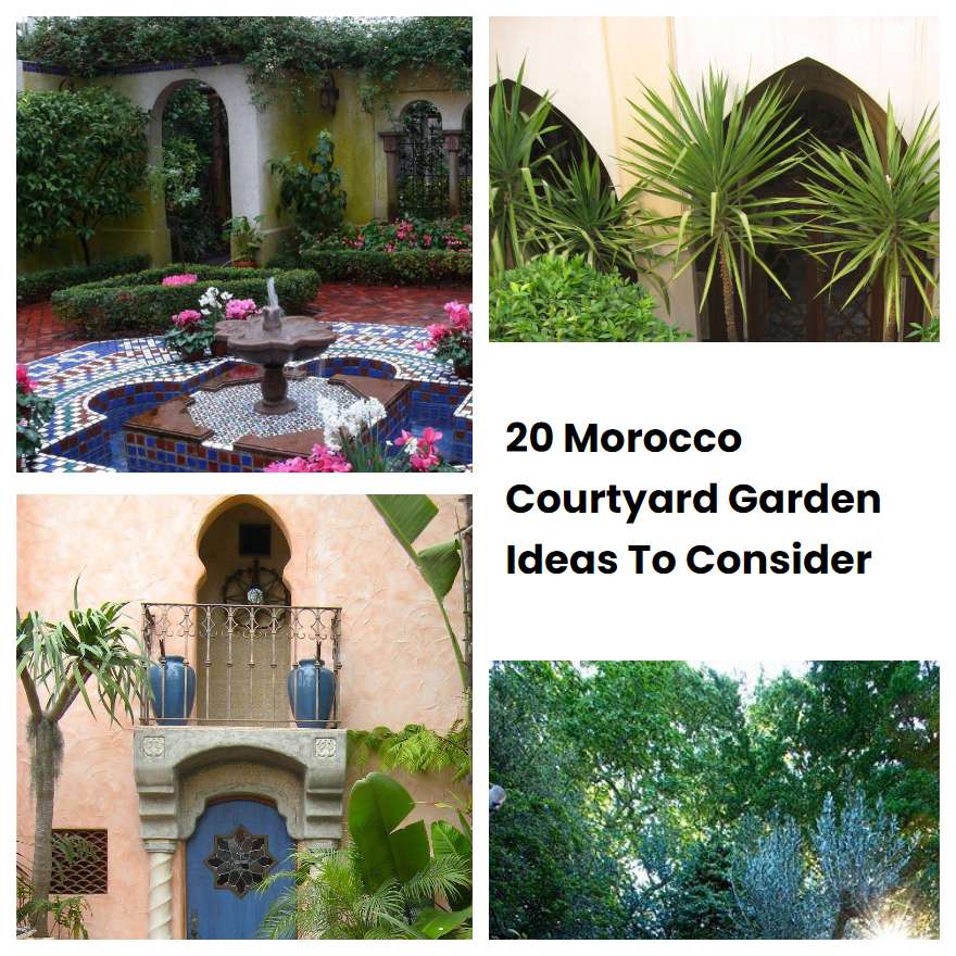 20 Morocco Courtyard Garden Ideas To Consider