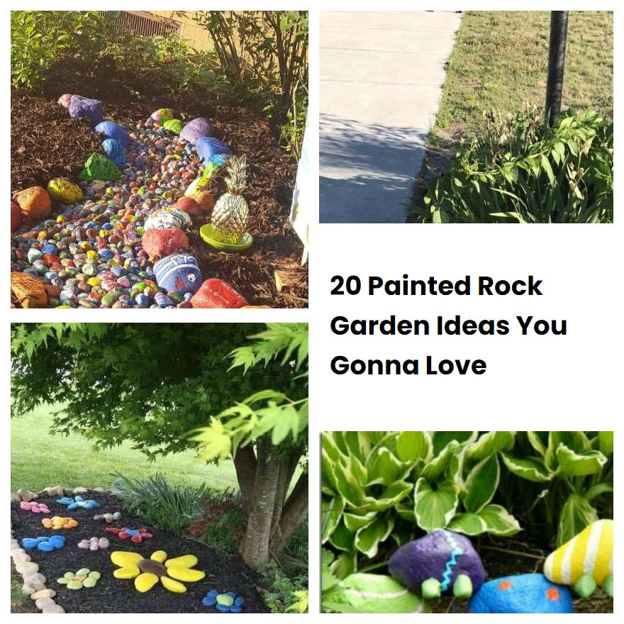 20 Painted Rock Garden Ideas You Gonna Love